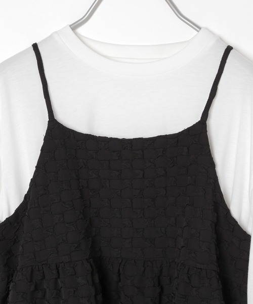 GLOBAL WORK（グローバルワーク）の「2SETキャミ＊ロンT/AND YUA ANY/969701（その他トップス・キッズ・アイボリー/ブラック・150cm/160cm）」の14枚目の写真