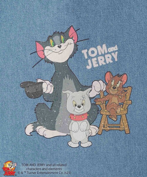 Tom&Jerry(トムアンドジェリー)の「【TOM and JERRY】ヴィンテージプリントトートバッグ(トートバッグ・レディース・サックスブルー/ブラック系その他3・FREE)」の14枚目の写真