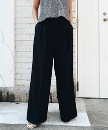 センタープレスワイドパンツ