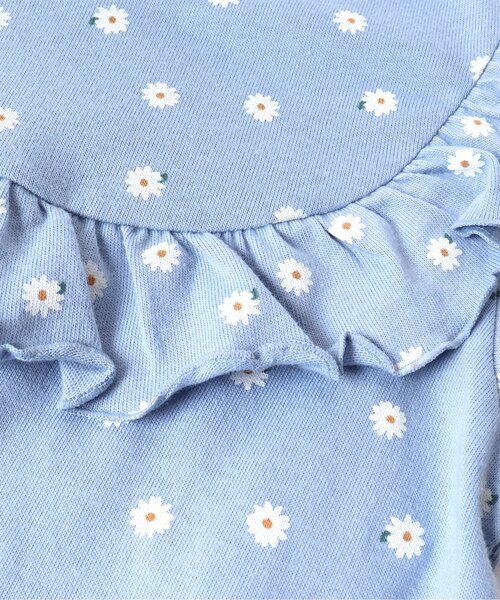 apres les cours（アプレレクール）の「【WEB限定】ヨークフリルTシャツ（Tシャツ/カットソー・キッズ・ピンク/ブルー/オフホワイト/ワインレッド・130/100/90/120/140/80/110）」の15枚目の写真