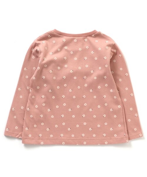 apres les cours（アプレレクール）の「【WEB限定】ヨークフリルTシャツ（Tシャツ/カットソー・キッズ・ピンク/ブルー/オフホワイト/ワインレッド・130/100/90/120/140/80/110）」の8枚目の写真