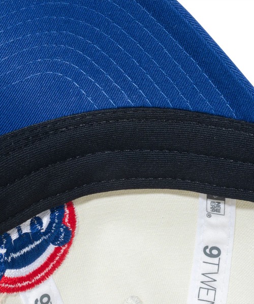 NEW ERA（ニューエラ）の「NEW ERA/ニューエラ キッズ キャップ Youth 9TWENTY MLB 2-Tone シカゴ・カブス クロームホワイト ライトロイヤルバイザー 13762837（キャップ・キッズ・ホワイト×ブルー・YOUTH）」の7枚目の写真