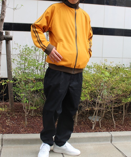 BEVERLY HILLS POLO CLUB(ビバリーヒルズポロクラブ)の「【BEVERLY HILLS POLO CLUB/ビバリーヒルズポロクラブ】 袖ラインジャージ スタンド衿トラックジャケット(ジャージ・メンズ・スミクロ/ダークオレンジ/アイボリー/ライトブルー/ネイビー/グレー・M/L/LL)」の21枚目の写真