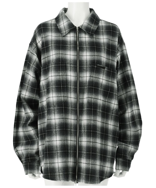 ANLIBERTY ANAP（アンリバティアナップ）の「チェックジップアップシャツ（シャツ/ブラウス・レディース・ブラック/レッド・FREE）」の17枚目の写真