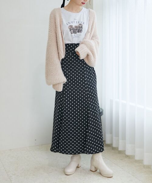MAJESTIC LEGON(マジェスティックレゴン)の「ベーシックマーメイドスカート(スカート・レディース・ブラウン系その他2/ブラック/ホワイト系その他2/ブラック系その他・MEDIUM/SMALL)」の15枚目の写真