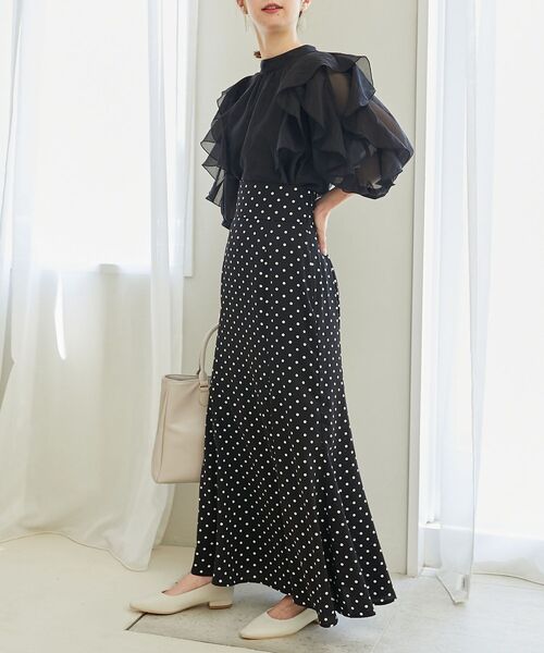 MAJESTIC LEGON(マジェスティックレゴン)の「ベーシックマーメイドスカート(スカート・レディース・ブラウン系その他2/ブラック/ホワイト系その他2/ブラック系その他・MEDIUM/SMALL)」の21枚目の写真