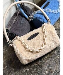 EMODA | ボアチェーンサークルバッグ(ハンドバッグ)