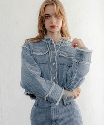 FOREVER 21 | 【2023AW】ノーカラーコンパクトジャケット(ノーカラージャケット)