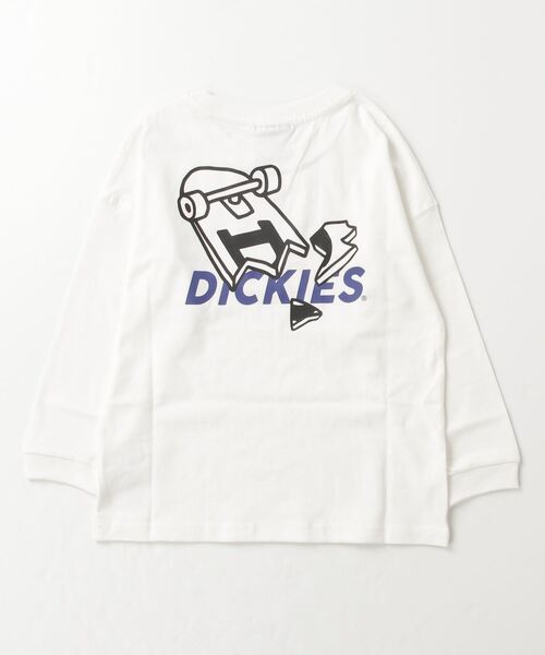 Dickies（ディッキーズ）の「Dickies/ディッキーズ DK MS プリントロゴＴシャツ ムラサキスポーツ別注 80257100（Tシャツ/カットソー・キッズ・ブラック/ホワイト・140cm/160cm/130cm/150cm）」の4枚目の写真