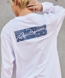 reyn spooner | 【Reyn Spooner】L/S BACK LOGO PRINT RIB TEE 5.6oz(Tシャツ/カットソー)