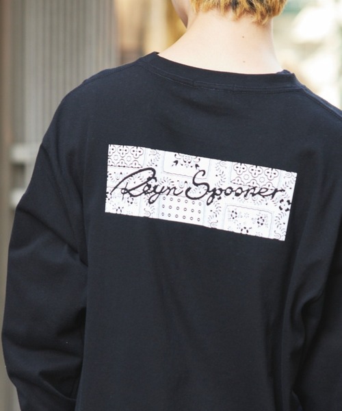 reyn spooner(レインスプーナー)の「【Reyn Spooner】L/S BACK LOGO PRINT RIB TEE 5.6oz(Tシャツ/カットソー・メンズ・ブラック/ホワイト/グレー・XL/M/L/S)」の2枚目の写真