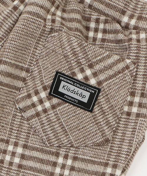 kladskap（クレードスコープ）の「ジャガードチェックロング丈テーパードパンツ（その他パンツ・キッズ・ブラック/ブラウン・90cm/100cm/110cm/120cm/130cm/80ｃｍ）」の9枚目の写真