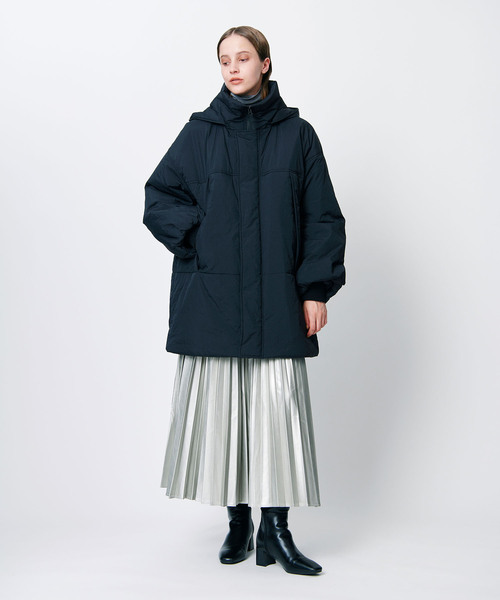 N.O.R.C（ノーク）の「フェイクレザープリーツスカート（スカート・レディース・ブラック/シルバー・フリー）」の3枚目の写真