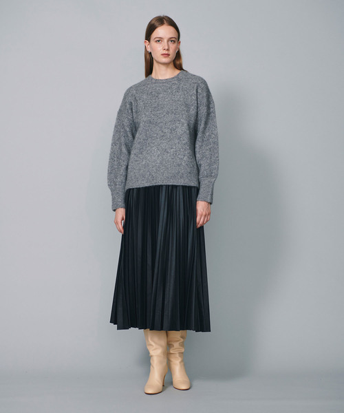 N.O.R.C（ノーク）の「フェイクレザープリーツスカート（スカート・レディース・ブラック/シルバー・フリー）」の10枚目の写真