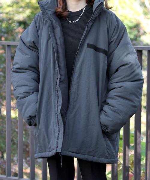 Oversize Militaly Level7 Jacket/オーバーサイズ ミリタリー レベル7ジャケット/中綿 ファイバーダウンジャケット/アウター レディース メンズ(ミリタリージャケット)|Lazar(ラザル) Oversize Militaly Level7 Jacket/オーバーサイズ ミリタリー レベル7ジャケット/中綿 ファイバーダウンジャケット/アウター レディース メンズ(ミリタリージャケット)|Lazar(ラザル)