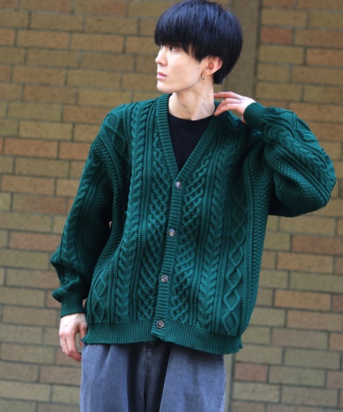 LEINWÄNDE Branch Knitカーディガン LEINWÄNDE Branch Knitカーディガン