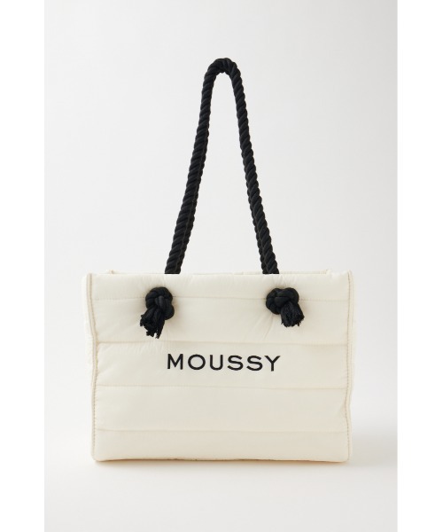 MOUSSY（マウジー）の「MOUSSY SOUVENIR QUILT ショッパー（トートバッグ・レディース・ホワイト/ブラック・FREE）」の12枚目の写真