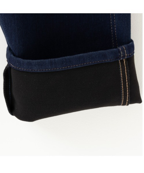 NAVY(ネイビー)の「NAVY あったか 裏起毛 ストレートパンツ(その他パンツ・レディース・ダークインディゴブルー/ブラック/ワンウォッシュ・XL/S/M/L)」の13枚目の写真