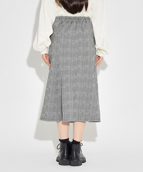 PINK-latte（ピンクラテ）の「◆マーメイドロングスカート（スカート・キッズ・アイボリー/グレー系1/ブラック・16/14/15 ）」の6枚目の写真