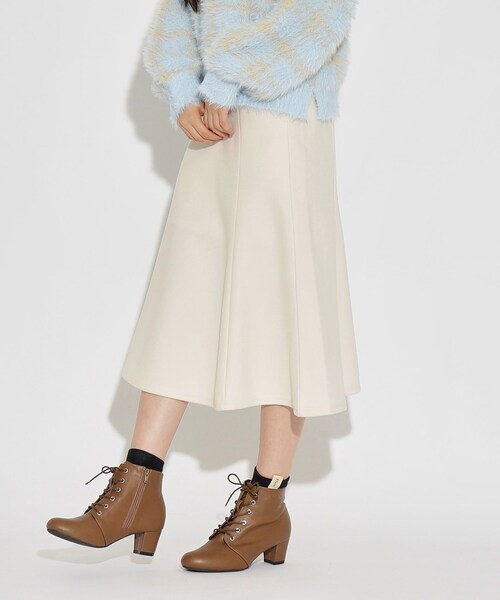 PINK-latte（ピンクラテ）の「◆マーメイドロングスカート（スカート・キッズ・アイボリー/グレー系1/ブラック・16/14/15 ）」の11枚目の写真