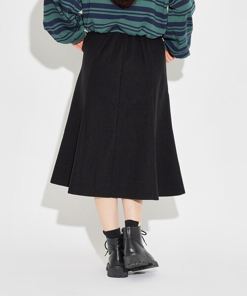 PINK-latte（ピンクラテ）の「◆マーメイドロングスカート（スカート・キッズ・アイボリー/グレー系1/ブラック・16/14/15 ）」の15枚目の写真