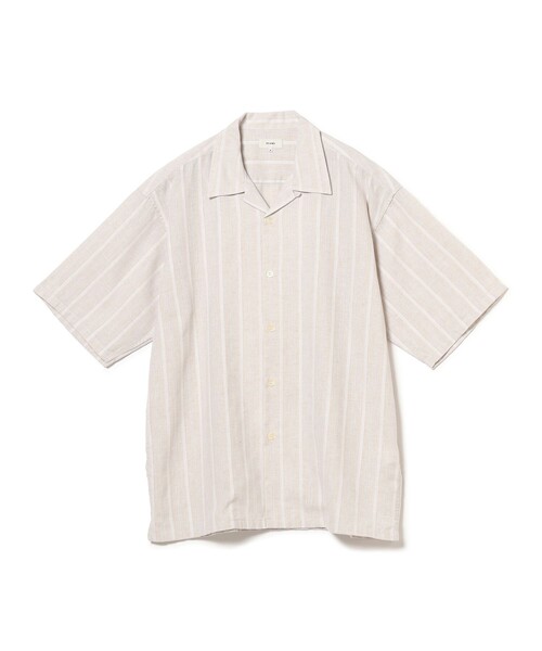 BEAMS(ビームス)の「BEAMS / ドビー オープンカラー シャツ(シャツ/ブラウス・メンズ・ベージュ/サックスブルー・XL/L/M/S)」の13枚目の写真