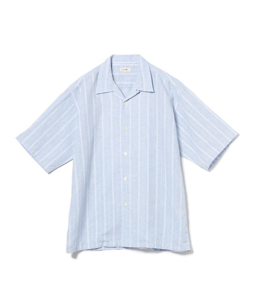 BEAMS(ビームス)の「BEAMS / ドビー オープンカラー シャツ(シャツ/ブラウス・メンズ・ベージュ/サックスブルー・XL/L/M/S)」の16枚目の写真