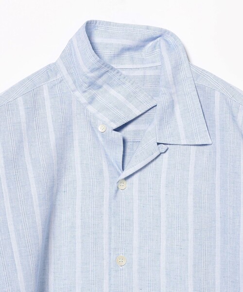 BEAMS(ビームス)の「BEAMS / ドビー オープンカラー シャツ(シャツ/ブラウス・メンズ・ベージュ/サックスブルー・XL/L/M/S)」の17枚目の写真