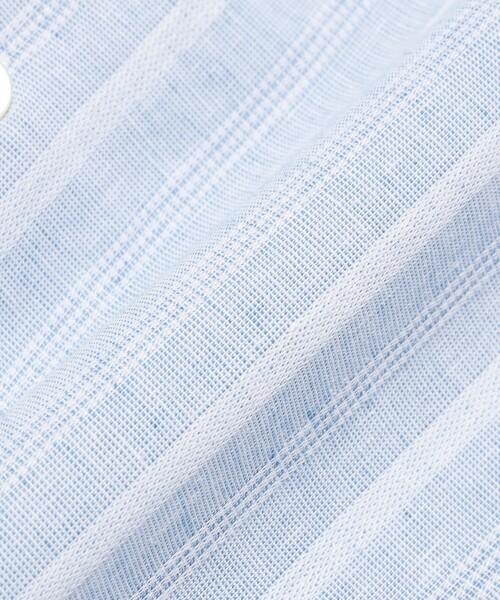 BEAMS(ビームス)の「BEAMS / ドビー オープンカラー シャツ(シャツ/ブラウス・メンズ・ベージュ/サックスブルー・XL/L/M/S)」の21枚目の写真