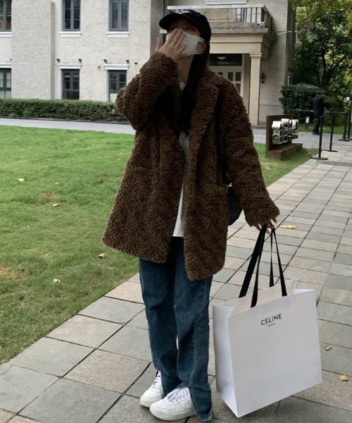 DIAVEL（ディアベル）の「裏キルディングファーコート（その他アウター