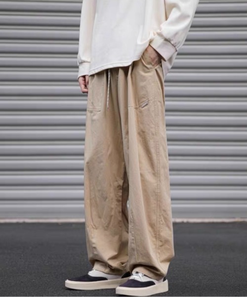 ROOPTOKYO(ループトウキョウ)の「ルーズストレートスポーツカーゴパンツ(カーゴパンツ・メンズ・ネイビー/ベージュ・L/2XL/XL)」の6枚目の写真