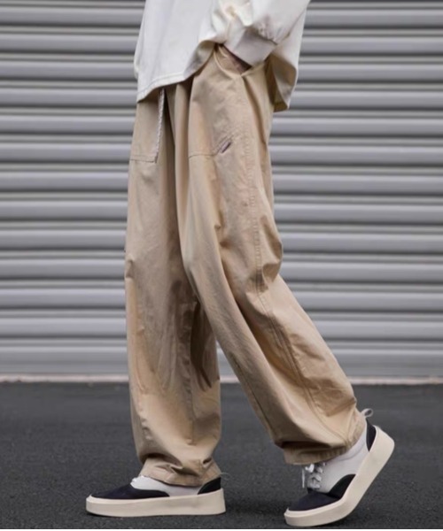 ROOPTOKYO(ループトウキョウ)の「ルーズストレートスポーツカーゴパンツ(カーゴパンツ・メンズ・ネイビー/ベージュ・L/2XL/XL)」の11枚目の写真