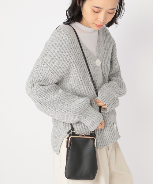 studio CLIP（スタディオクリップ）の「がま口お財布ショルダー（財布・レディース・キャメル/ブラック/グレー/その他2・FREE）」の7枚目の写真