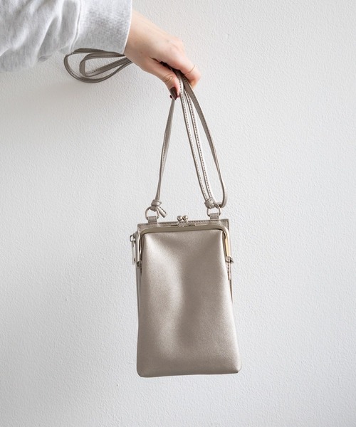 studio CLIP（スタディオクリップ）の「がま口お財布ショルダー（財布・レディース・キャメル/ブラック/グレー/その他2・FREE）」の11枚目の写真