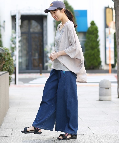 チチカカ(チチカカ)の「ランダムテレコドルマンカーディガン(カーディガン/ボレロ・レディース・カーキ/ブラック/ライトグレー/マスタード・FREE)」の5枚目の写真