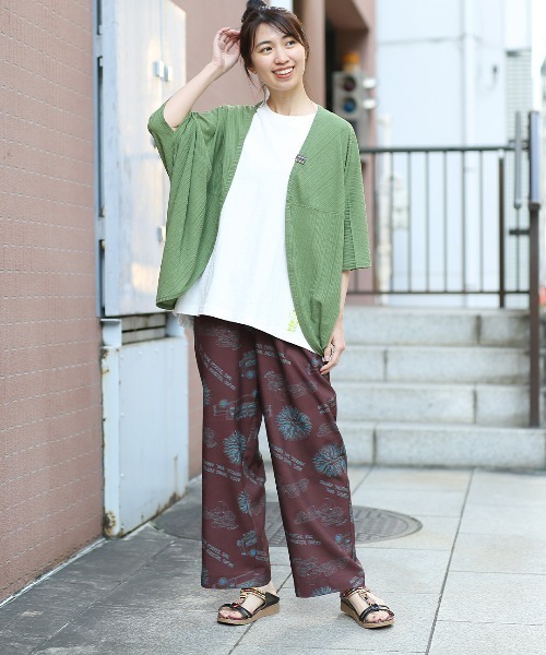 チチカカ(チチカカ)の「ランダムテレコドルマンカーディガン(カーディガン/ボレロ・レディース・カーキ/ブラック/ライトグレー/マスタード・FREE)」の11枚目の写真