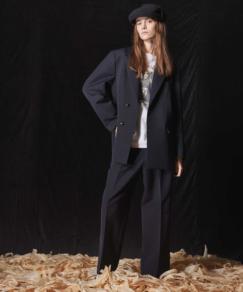 UNISEX》【Italian Dead Stock Fabric】Dress-Over Double Semi-Double