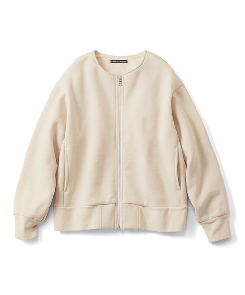 THREE FIFTY STANDARD(スリーフィフティースタンダード)の「THREE FIFTY STANDARD裏起毛のジップカーディガン(カーディガン/ボレロ・レディース・ブラック/アイボリー・MEDIUM/LARGE/X-LARGE/XX-LARGE)」の13枚目の写真