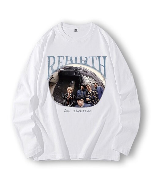 VENCEEXCHANGE（ヴァンスエクスチェンジ）の「アーティストロングスリーブTシャツ（Tシャツ/カットソー・メンズ・グレー/ブラック/ブルー/ホワイト・L/LL/M）」の2枚目の写真