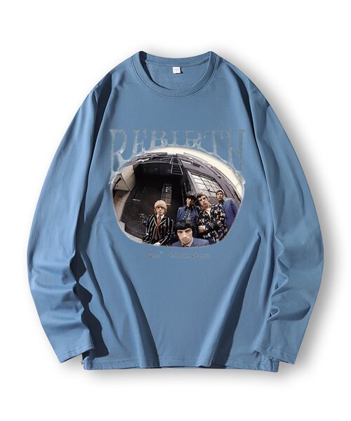 VENCEEXCHANGE（ヴァンスエクスチェンジ）の「アーティストロングスリーブTシャツ（Tシャツ/カットソー・メンズ・グレー/ブラック/ブルー/ホワイト・L/LL/M）」の4枚目の写真