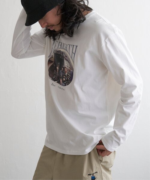 VENCEEXCHANGE（ヴァンスエクスチェンジ）の「アーティストロングスリーブTシャツ（Tシャツ/カットソー・メンズ・グレー/ブラック/ブルー/ホワイト・L/LL/M）」の17枚目の写真