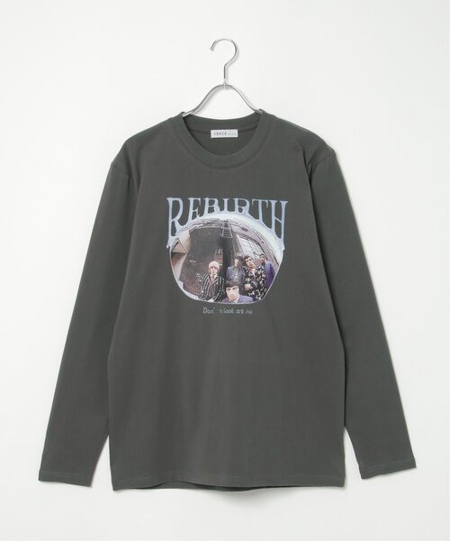 VENCEEXCHANGE（ヴァンスエクスチェンジ）の「アーティストロングスリーブTシャツ（Tシャツ/カットソー・メンズ・グレー/ブラック/ブルー/ホワイト・L/LL/M）」の9枚目の写真