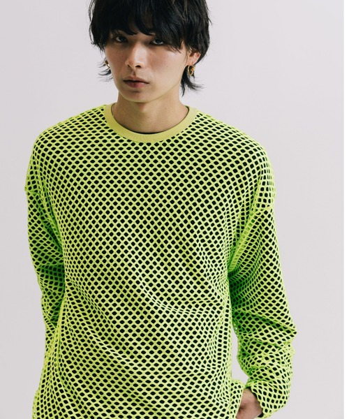 26SS タグ付き Rayon Vert. メッシュロンT Lui's（ルイス）の「【Neucon / ニューコン】24SS メッシュロンT（T