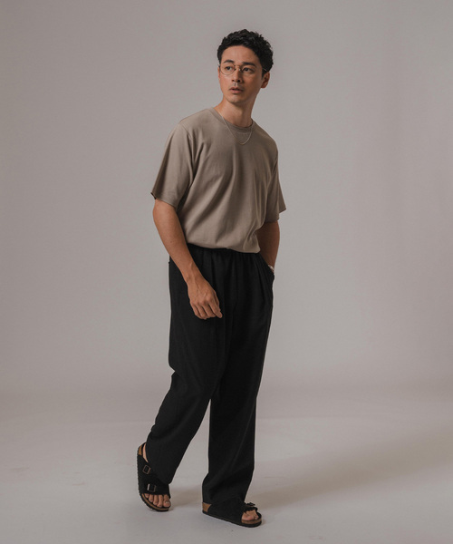 EDIFICE（エディフィス）の「”撥水＆汗染み防止機能” プロテック ポンチ Tシャツ "WEB限定"（Tシャツ/カットソー・メンズ・ブラック/ライトグレー/ホワイト/ベージュ系その他/グリーン/ネイビー・SMALL/MEDIUM/LARGE/X-LARGE）」の11枚目の写真