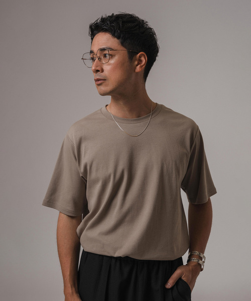 EDIFICE（エディフィス）の「”撥水＆汗染み防止機能” プロテック ポンチ Tシャツ "WEB限定"（Tシャツ/カットソー・メンズ・ブラック/ライトグレー/ホワイト/ベージュ系その他/グリーン/ネイビー・SMALL/MEDIUM/LARGE/X-LARGE）」の14枚目の写真