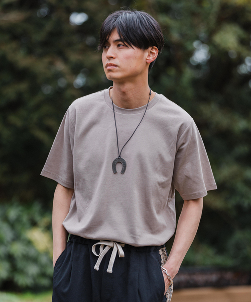 EDIFICE（エディフィス）の「”撥水＆汗染み防止機能” プロテック ポンチ Tシャツ "WEB限定"（Tシャツ/カットソー・メンズ・ブラック/ライトグレー/ホワイト/ベージュ系その他/グリーン/ネイビー・SMALL/MEDIUM/LARGE/X-LARGE）」の21枚目の写真