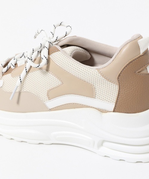 FOREVER 21(フォーエバー トゥエンティーワン)の「【2024SS】厚底マルチカラースニーカー(スニーカー・レディース・ブラック/グレー/ホワイト/ピンク/ベージュ・SMALL/MEDIUM/LARGE)」の11枚目の写真