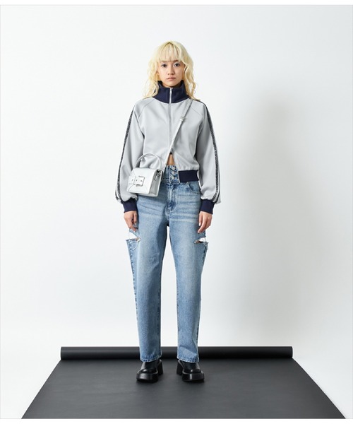 ANAP（アナップ）の「3つボタンサイドカットデニムパンツ（デニムパンツ・レディース・ブラック/ブルー・S/M）」の22枚目の写真