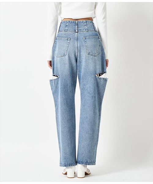 ANAP（アナップ）の「3つボタンサイドカットデニムパンツ（デニムパンツ・レディース・ブラック/ブルー・S/M）」の19枚目の写真