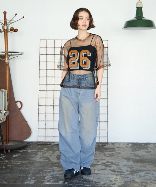 PBLIM(ページボーイリム)の「PBLIM/セットアップデニムパンツ(デニムパンツ・レディース・ブラック/ブルー・MEDIUM/LARGE)」の20枚目の写真